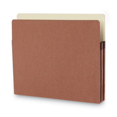 Redrope Drop Front File Pockets, 1.75" Expansion, Letter Size, Redrope, 50/box