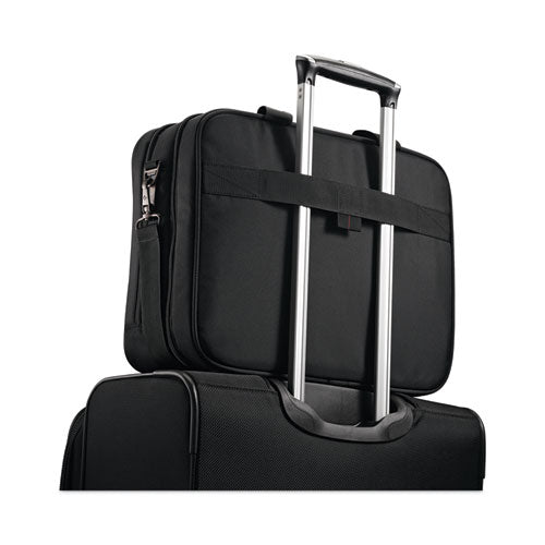 Xenon 3 Toploader Briefcase, Fits Devices Up To 15.6", Polyester, 16.5 X 4.75 X 12.75, Black