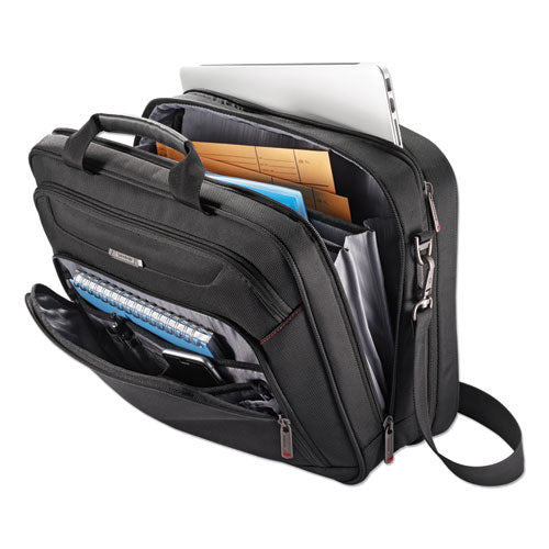 Xenon 3 Toploader Briefcase, Fits Devices Up To 15.6", Polyester, 16.5 X 4.75 X 12.75, Black