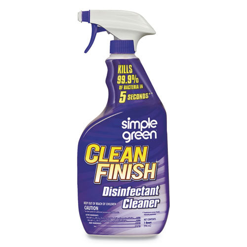 Clean Finish Disinfectant Cleaner, 1 Gal Bottle, Herbal, 4/ct