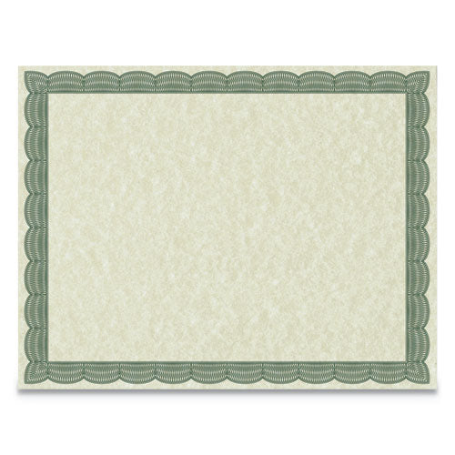 Parchment Certificates, Academic, 8.5 X 11, Copper With Red/brown Border, 25/pack