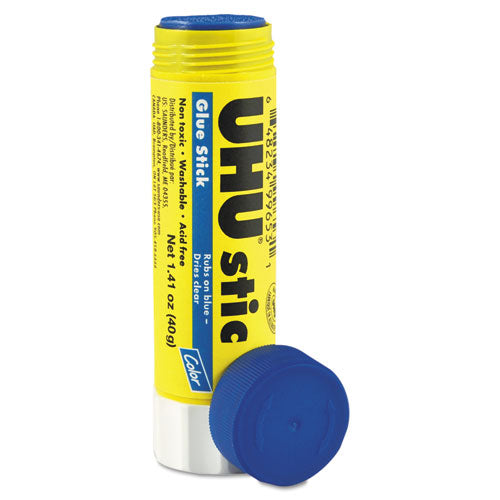 Stic Permanent Glue Stick, 1.41 Oz, Applies And Dries Clear