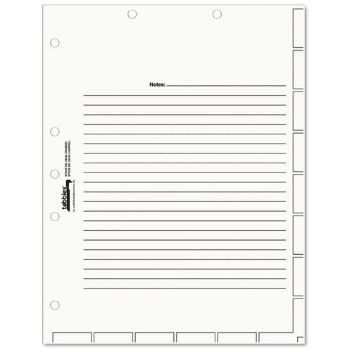 Medical Chart Index Divider Sheets, Untabbed, 11 X 8.5, Manila, 400/box