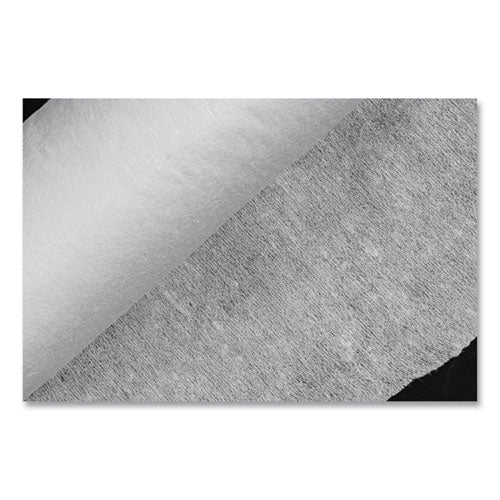 Linen-soft Non-woven Polyester Banquet Roll, Cut-to-fit, 40" X 50 Ft, White