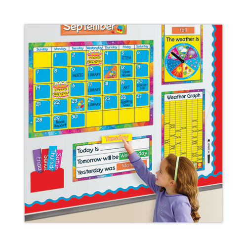 Year Around Calendar Bulletin Board Set, 22" X 17"