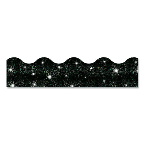 Terrific Trimmers Sparkle Border, 2.75" X 32 Ft, Black