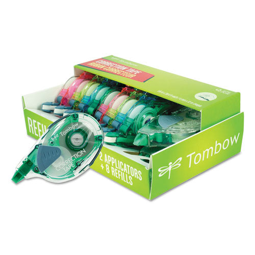 Mono Refillable Correction Tape, Clear Applicator, 0.17" X 472"