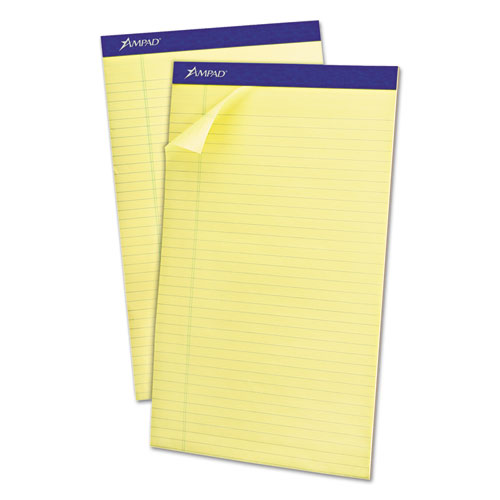 Recycled Writing Pads, Narrow Rule, Politex Green Kelsu Headband, 50 White 5 X 8 Sheets, Dozen