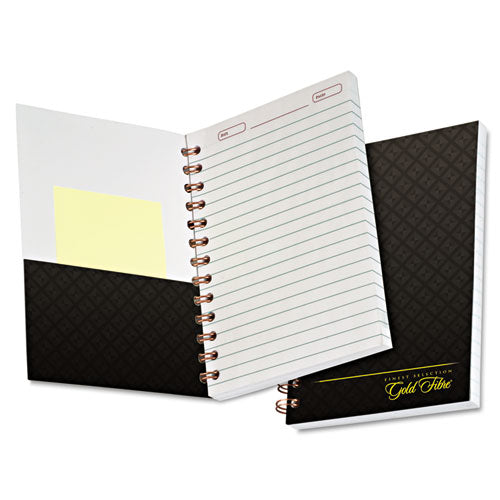 Gold Fibre Personal Notebooks, 1-subject, Medium/college Rule, Classic Green Cover, (100) 7 X 5 Sheets