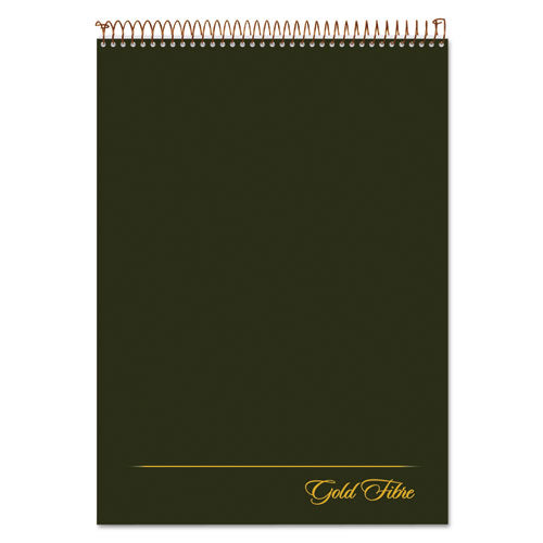 Gold Fibre Wirebound Project Notes Pad, Project-management Format, Green Cover, 70 White 8.5 X 11.75 Sheets