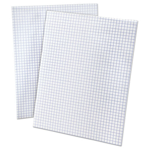 Quadrille Pads, Quadrille Rule (4 Sq/in), 50 White (standard 15 Lb Bond) 8.5 X 11 Sheets