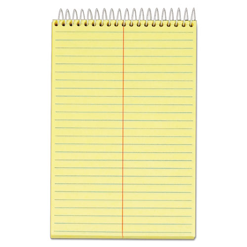Docket Steno Pad, Gregg Rule, Forest Green Cover, 100 Canary-yellow 6 X 9 Sheets