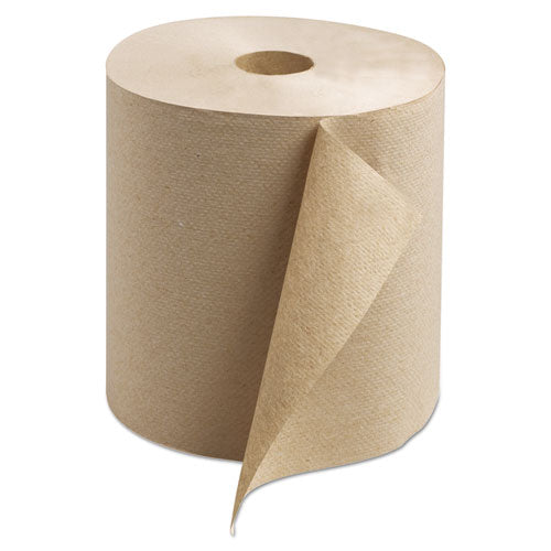 Toalla en rollo para limpiaparabrisas de papel, 1 capa, 7.68" x 1,150 pies, blanca, 4 rollos/cartón
