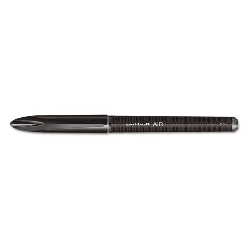 Air Porous Rollerball Pen, Medium 0.7 Mm, Black Ink/barrel, Dozen