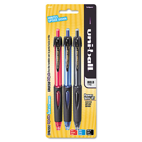 Power Tank Rt Ballpoint Pen, Retractable, Bold 1 Mm, Blue Ink, Translucent Blue Barrel, Dozen