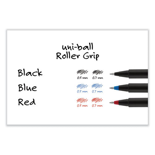 Deluxe Roller Ball Pen, Stick, Micro 0.5 Mm, Black Ink, Metallic Gray Barrel, Dozen