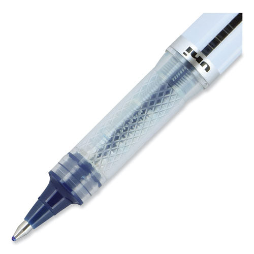 Vision Elite Roller Ball Pen, Stick, Bold 0.8 Mm, Blue-black Ink, White/blue Barrel