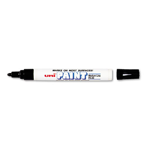 Permanent Marker, Broad Chisel Tip, White