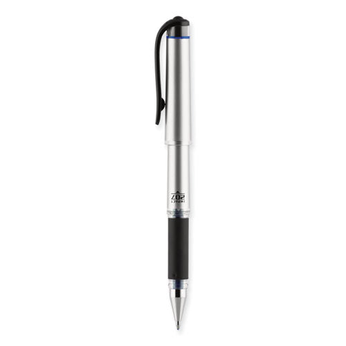 207 Impact Gel Pen, Stick, Bold 1 Mm, Blue Ink, Black Barrel