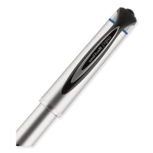 207 Impact Gel Pen, Stick, Bold 1 Mm, Blue Ink, Black Barrel