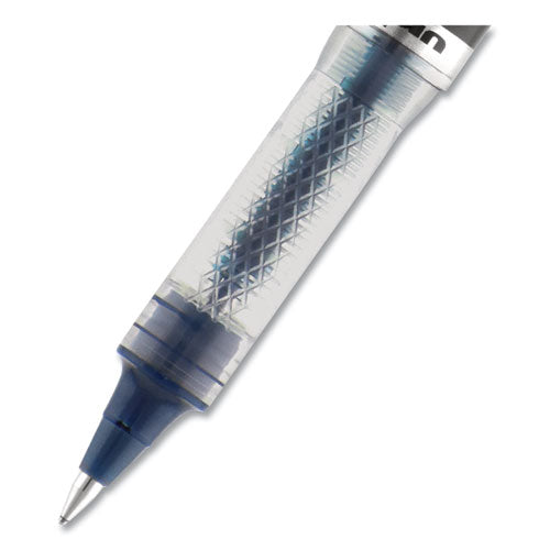 Vision Elite Roller Ball Pen, Stick, Extra-fine 0.5 Mm, Blue-black Ink, Black/blue Barrel