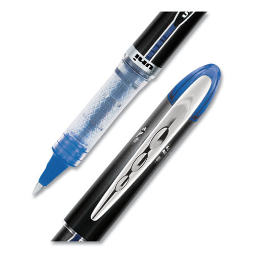 Vision Elite Roller Ball Pen, Stick, Extra-fine 0.5 Mm, Blue Ink, Blue Barrel