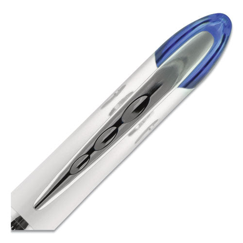 Vision Elite Roller Ball Pen, Stick, Bold 0.8 Mm, Blue Ink, White/blue Barrel