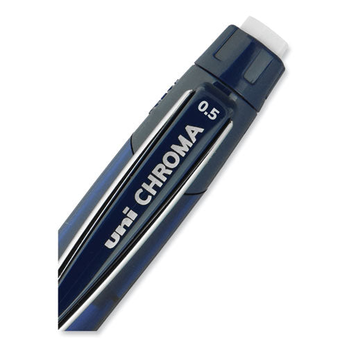 Chroma Mechanical Pencil, 0.7 Mm, Hb (#2), Black Lead, Cobalt Barrel, Dozen