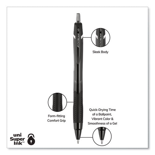 Jetstream Elements Ballpoint Pen, Retractable, Medium 1 Mm, Assorted Ink And Barrel Colors, 6/pack