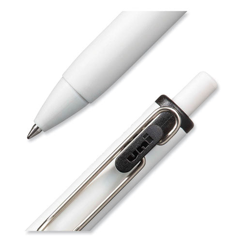 Unione Gel Pen, Retractable, Medium 0.7 Mm, Business Ink-color Assortment, White Barrel, 5/pack