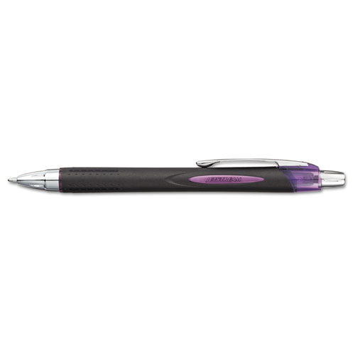 Jetstream Retractable Ballpoint Pen, Bold 1 Mm, Blue Ink, Black Barrel