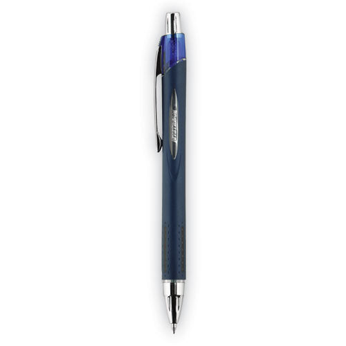 Jetstream Retractable Ballpoint Pen, Bold 1 Mm, Blue Ink, Black Barrel