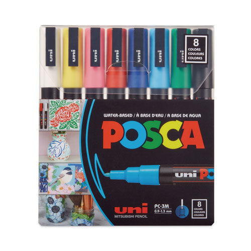 Permanent Specialty Marker, Fine Bullet Tip, Assorted Colors, 8/pack