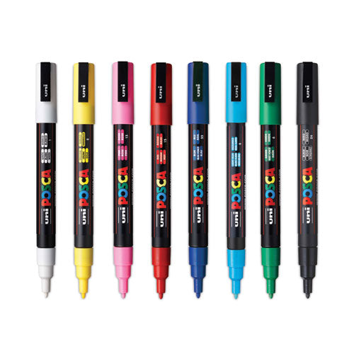 Permanent Specialty Marker, Fine Bullet Tip, Assorted Colors, 8/pack