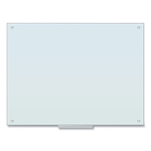 Glass Dry Erase Board, 47 X 35, White Surface