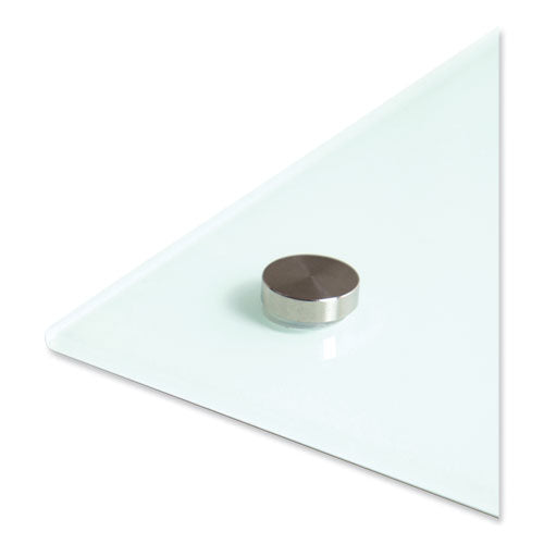 Glass Dry Erase Board, 70 X 47, White Surface