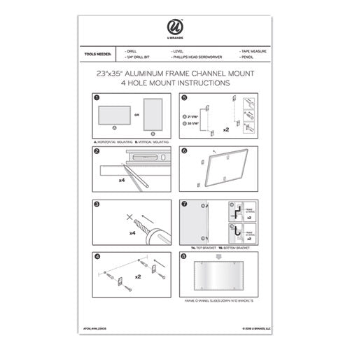 Pinit Magnetic Dry Erase Board, 36 X 24, White Surface, Silver Aluminum Frame