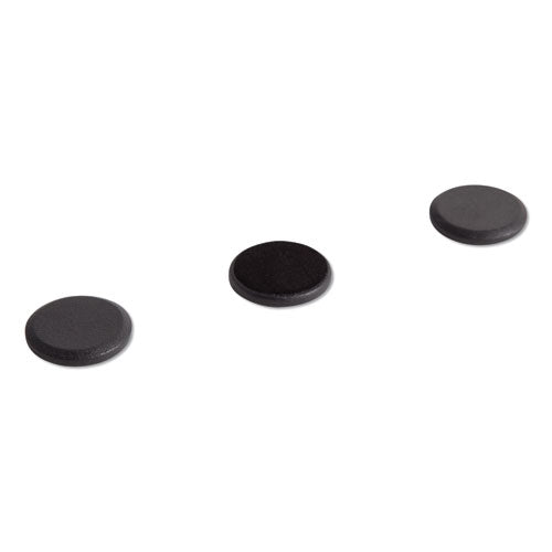 High Energy Magnets, Circle, Black, 1.25" Diameter, 8/pack