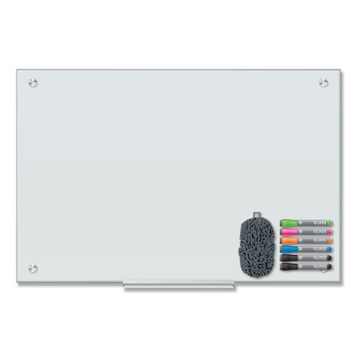 Magnetic Glass Dry Erase Board Value Pack, 72 X 48, White Surface