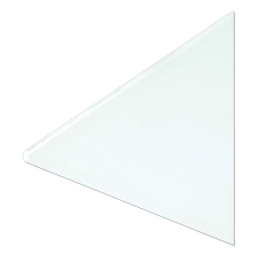 Floating Glass Dry Erase Board, 72 X 36, White Surface