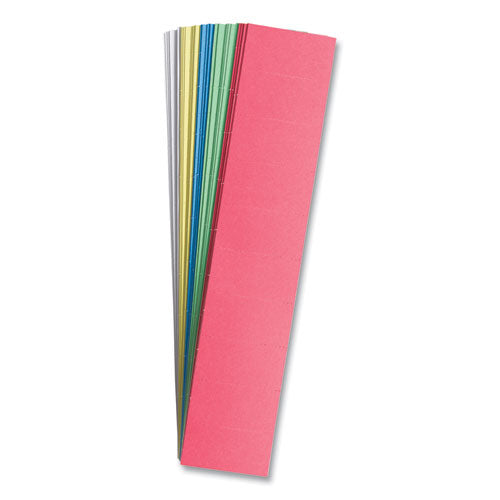 Data Card Replacement, 2 X 1, Assorted Colors, 1,000/pack