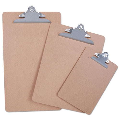 Hardboard Clipboard, 0.75" Clip Capacity, Holds 5 X 8 Sheets, Brown