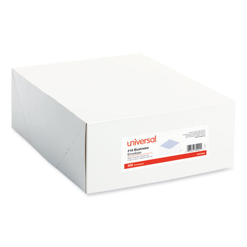 Open-side Security Tint Business Envelope, #10, Monarch Flap, Gummed Closure, 4.13 X 9.5, White, 500/box