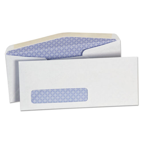 Open-side Business Envelope, 1 Window, #10, Commercial Flap, Gummed Closure, 4.13 X 9.5, White, 500/box