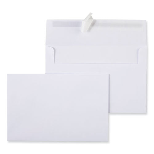 Peel Seal Strip Business Envelope, #a9, Square Flap, Self-adhesive Closure, 5.74 X 8.75, White, 100/box