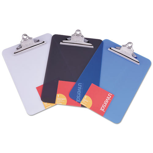 Plastic Clipboard With High Capacity Clip, 1.25" Clip Capacity, Holds 8.5 X 11 Sheets, Clear