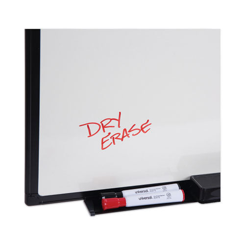 Design Series Deluxe Dry Erase Board, 36 X 24, White Surface, Black Anodized Aluminum Frame