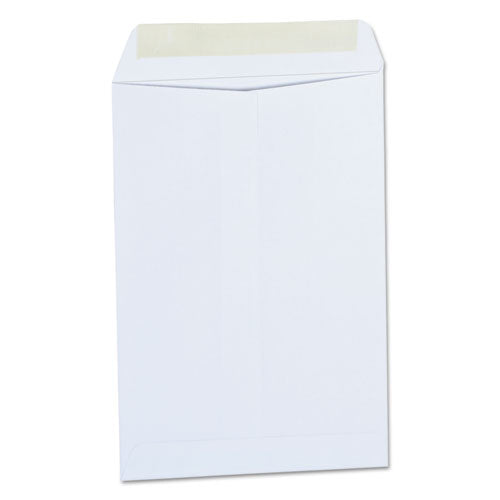 Catalog Envelope, 28 Lb Bond Weight Paper, #10 1/2, Square Flap, Gummed Closure, 9 X 12, White, 100/box