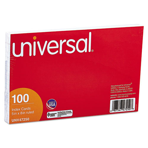 Index Cards, Ruled, 4 X 6, Assorted, 100/pack