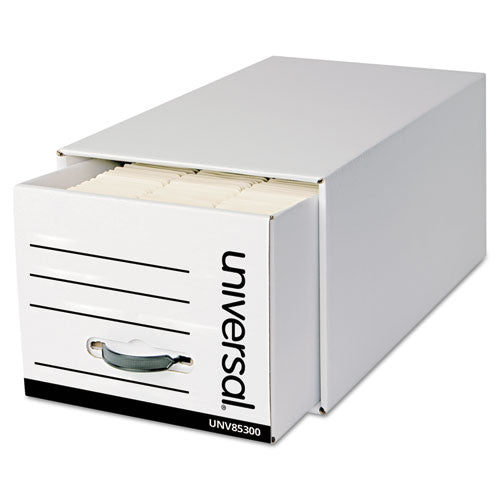 Heavy-duty Storage Drawers, Legal Files, 17.25" X 25.5" X 11.5", White, 6/carton